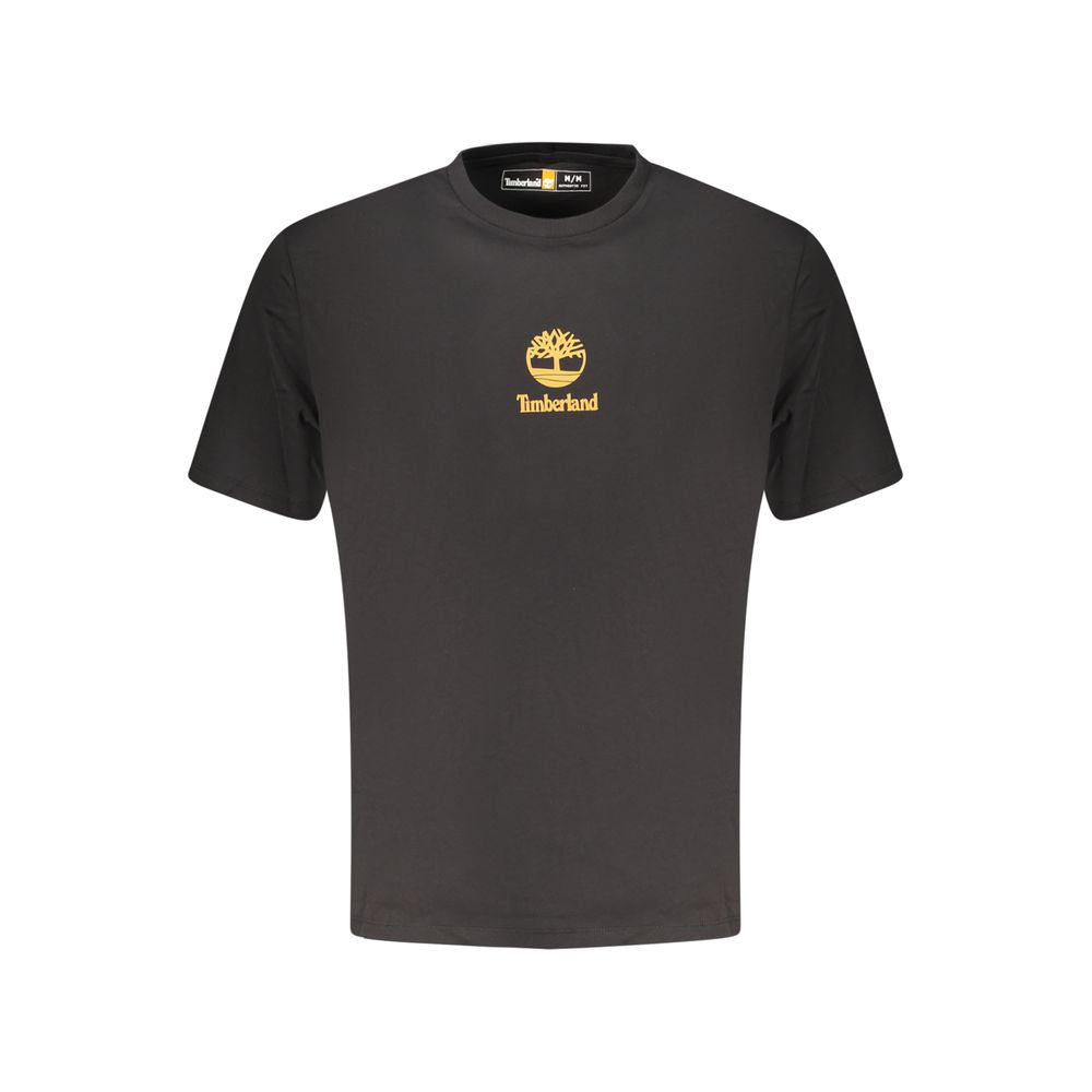 Timberland Black Cotton Mens T-Shirt